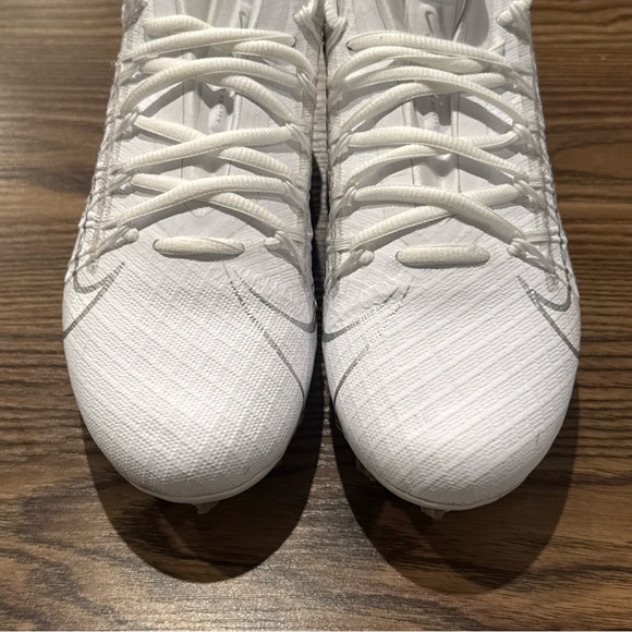 Size 6 Nike Alpha Huarache 7 Pro LAX White Metallic Silver CJ0265-106 main image 12